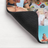 14 zufällig überlappende Fotos Collage Vorlage Mousepad (Ecke)