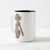 14A Dollz von: Svace - Serie 01 Zweifarbige Tasse (Vorderseite Links)