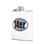 14er-Flagge Flachmann (Links)