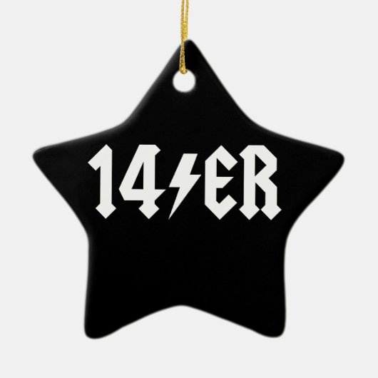 14er keramik ornament (Vorne)