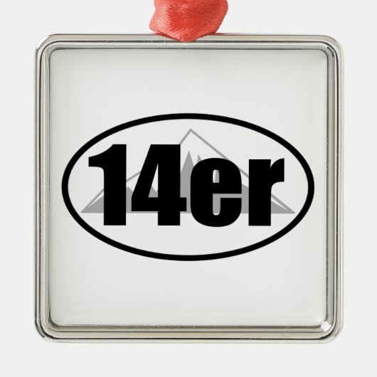 14er ornament aus metall (Vorne)