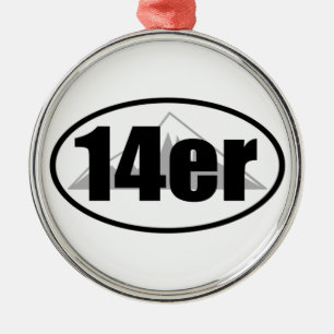 14er ornament aus metall