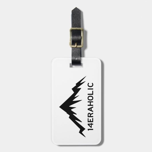 14eraholisch gepäckanhänger (Vorderseite vertikal)