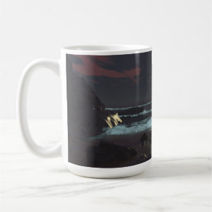 14oz mg mit "Stony Path"-Bild Kaffeetasse