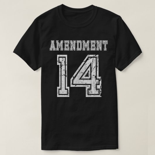 14th Amendment Constitution Citizenship Sports  T-Shirt (Design vorne)