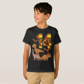 14th Birthday Dinosaur T-rex 14 Years Old Birthday T-Shirt (Vorne ganz)