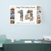 14th Birthday Party Number 14 Photo Collage Banner (Messeveranstaltung)