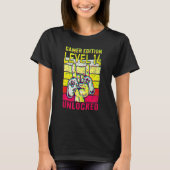 14th Birthday Video Gamer Edition Level 14 Unlocke T-Shirt (Vorderseite)