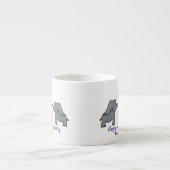 14th ivory wedding anniversary cute elephant espressotasse (Vorderseite)