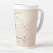 14th Ivory Wedding Anniversary Elephants & Opals   Milchtasse (Rechte Ecke)