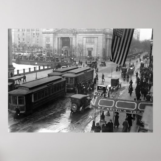 14th Street, Washington, D.C.: 1918 Poster (Vorne)