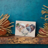 14th Wedding Anniversary 2 Hearts Numbers Fotoplatte (Seite)