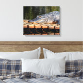 14x11 Alligator bei Homosassa Springs Wildlife Sta Leinwanddruck (Insitu (Schlafzimmer))