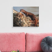14x11 amerikanischer Mink Leinwanddruck (Insitu (Wohnzimmer))
