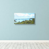 14x11 Canvas Print - Bahamas Strumpf Island Leinwanddruck (Insitu (Holzboden))