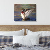 14x11 Holzente Leinwanddruck (Insitu (Schlafzimmer))