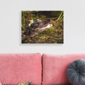 14x11 Junger Alligator Leinwanddruck (Insitu (Wohnzimmer))
