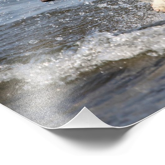 14x11 Weiße Deutsche Scheune am George-See Fotodruck (Ecke)