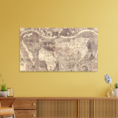 1507 Martin Waldseemuller Weltkarte Leinwanddruck (Insitu (Wohnzimmer))