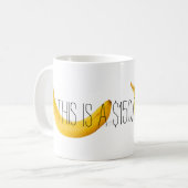 150.000 $ Banane Kaffeetasse (Vorderseite Links)