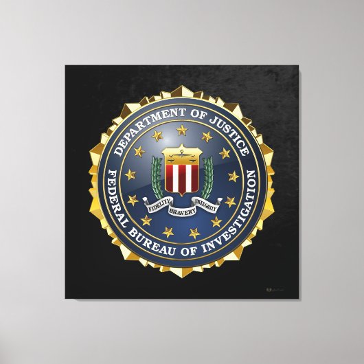 [150] FBI Special Edition Leinwanddruck (Vorderseite)