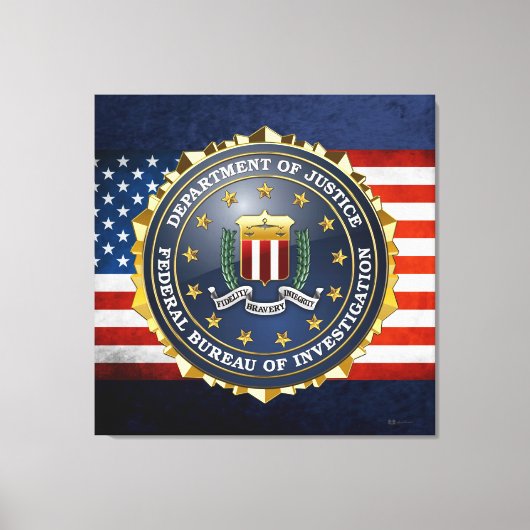 [150] FBI Special Edition Leinwanddruck (Vorderseite)