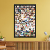 150 Foto-Raster Individuelle Bilder-Collage Leinwanddruck (Insitu (Wohnzimmer))
