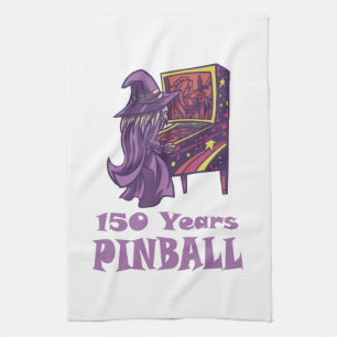 150 Jahre Pinball Wizard Arcade Geburtstag Geschirrtuch