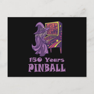 150 Jahre Pinball Wizard Arcade Geburtstag Postkarte