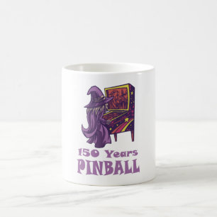 150 Jahre Pinball-Zauberer Arcade Geburtstag Kaffeetasse
