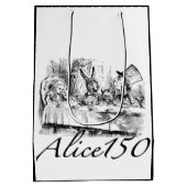 150. Jahrestag der Alice im Wunderland-Alice150 Mittlere Geschenktüte (Rückseite)