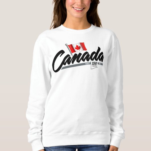 150. Jahrestag Kanadas Sweatshirt (Vorderseite)