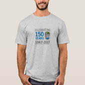150. Jahrestag Redwood City T-Shirt (Vorderseite)