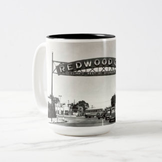 150. Jahrestag Redwood City Zweifarbige Tasse