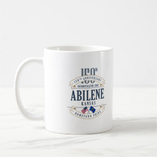 150. Jahrestags-Tasse Abilenes, Kansas Kaffeetasse