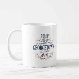 150. Jahrestags-Tasse Georgetowns, Illinois Kaffeetasse