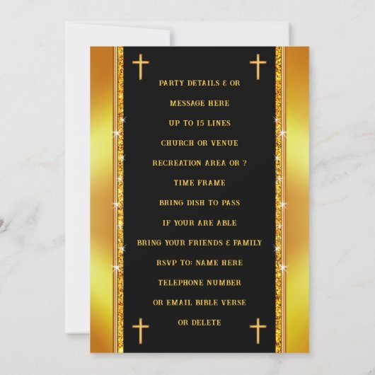 150. Kirchenfeier Ideen, 150. Einladung (Rückseite)