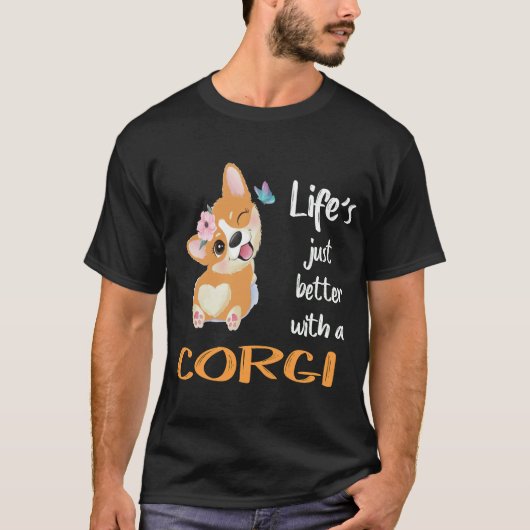 150 Leben ist einfach besser mit einem Corgi T-Shirt (Vorderseite)