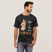 150 Leben ist einfach besser mit einem Corgi T-Shirt (Vorne ganz)
