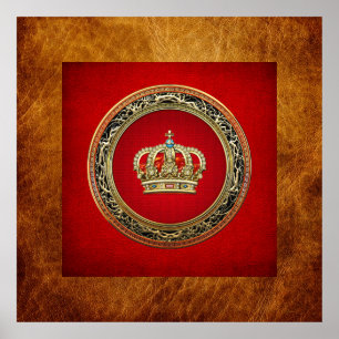 [150] Prinzessin King-Queen Crown [Belg.Gold] Poster