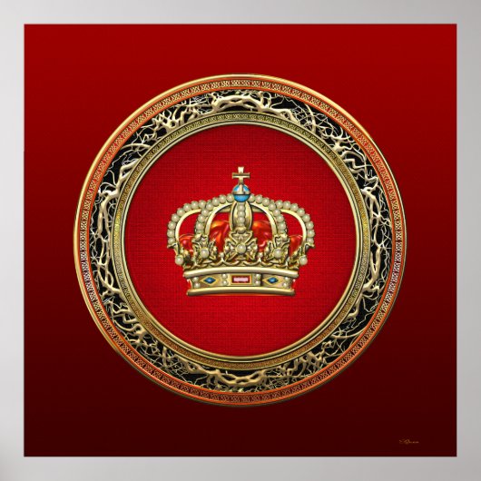 [150] Prinzessin King-Queen Crown [Belg.Gold] Poster (Vorne)