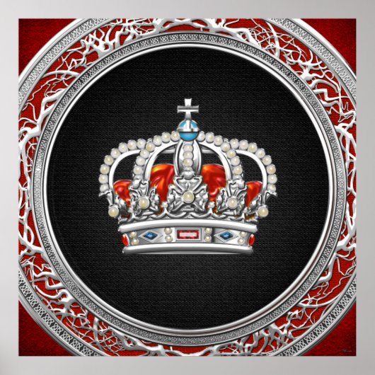 [150] Prinzessin King-Queen Crown [Silver] Poster (Vorne)