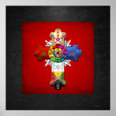 [150] Rosy Cross (Rose Croix) Poster (Vorne)