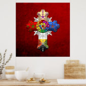 [150] Rosy Cross (Rose Croix) Poster (Küche)