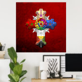 [150] Rosy Cross (Rose Croix) Poster (Heimbüro)