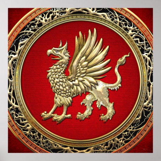[150] Sacred Gold Griffin Poster (Vorne)