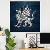 [150] Sacred Silver Griffin Poster (Heimbüro)