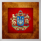 [150] Ukraine: Vorgeschlagene größere Wappen Poster (Vorne)