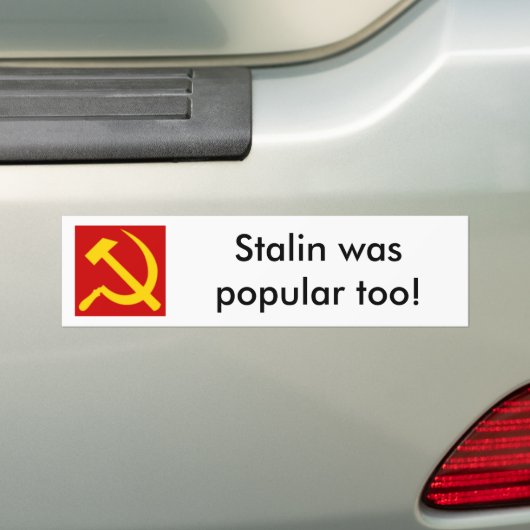 150px-Hammer_and_sickle.svg, Stalin war… populär Autoaufkleber (Auf Auto)