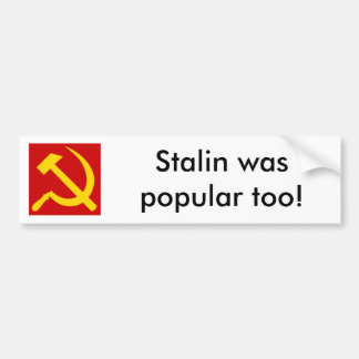 150px-Hammer_and_sickle.svg, Stalin war… populär Autoaufkleber